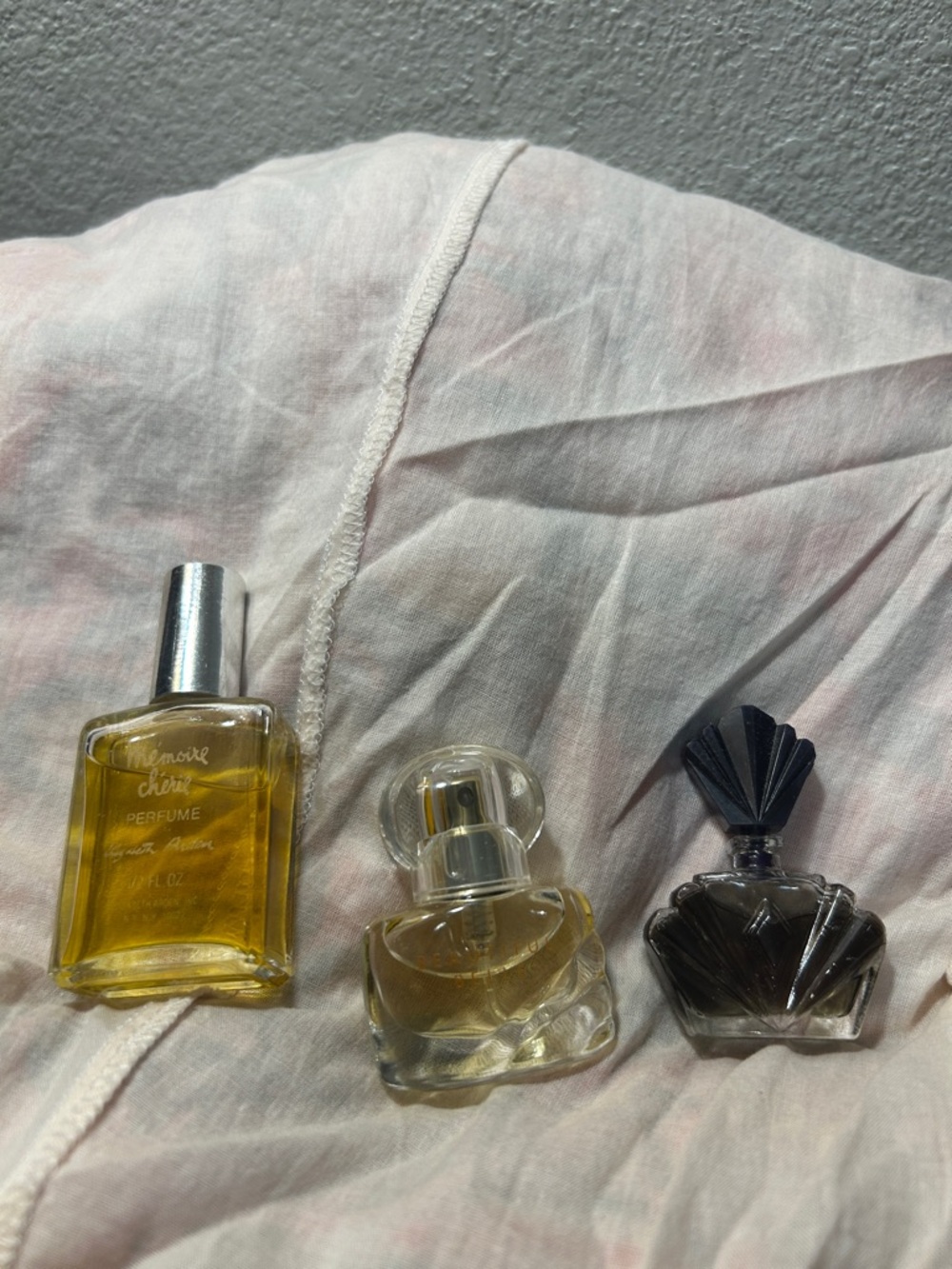 Vintage perfume lot: Memoire Cherie, Passion, Beautiful Belle, NEW